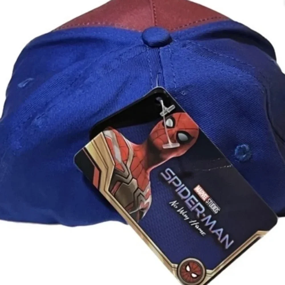 Marvel Spider-Man Hat Cap Snap Back Red Blue No Way Home Movie Youth Comics Hero